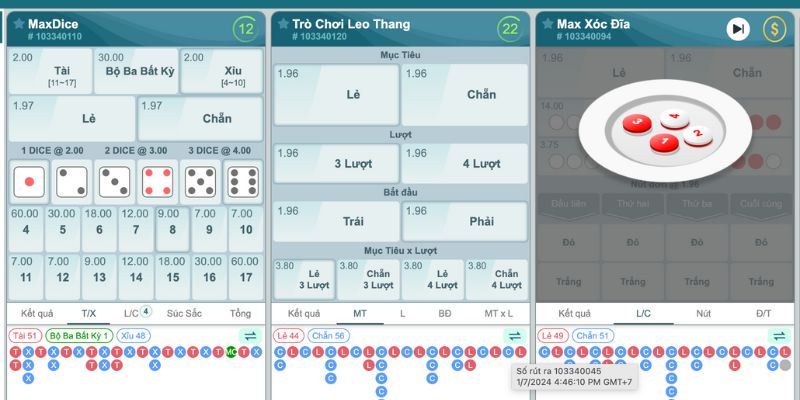 Mức trả thưởng xổ số MB66 cao cạnh tranh