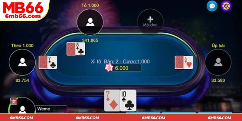 Luật chơi Xì Tố MB66 đơn giản và dễ dàng chiến thắng